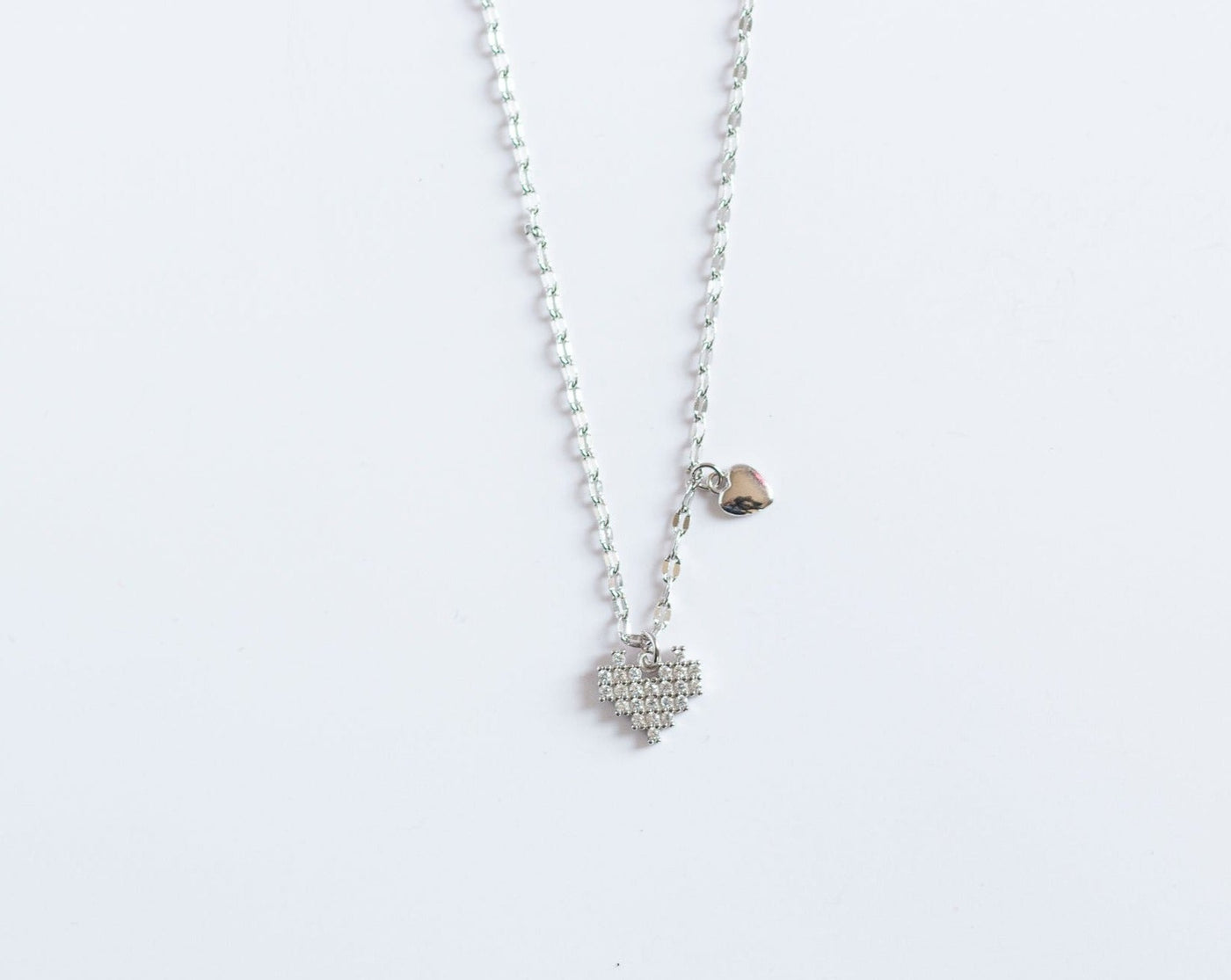 N O L O - "PIXEL L O V E" 8 bit Heart Necklace