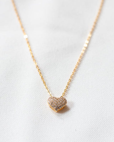 18k gold plated sterling silver nolo what the heart wants dainty chain link necklace