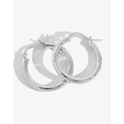 nolo sterling silver large hoop standard earrings