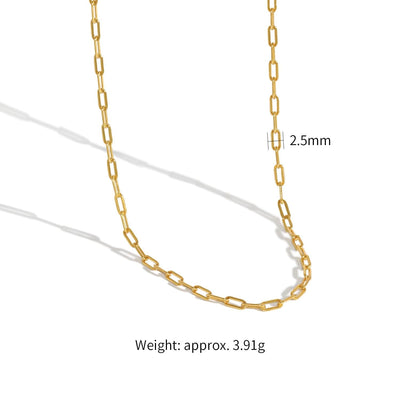 N O L O - ROLO Gold Chain Necklace